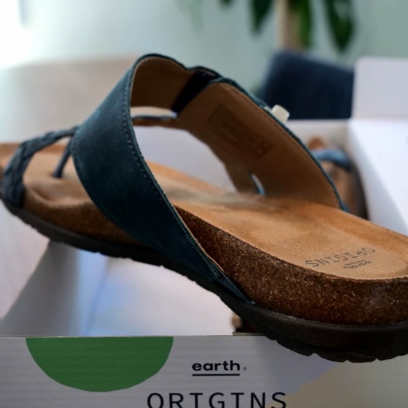 Earth Origins Onida Wide Sandals - Moroccan Blue - Picture 3 of 7
